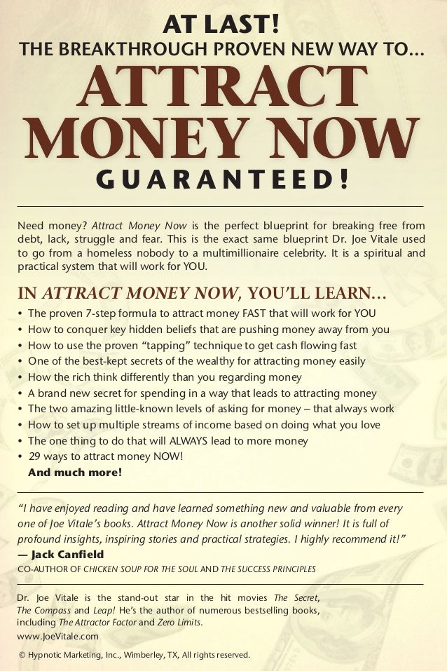 How To Attract Money Using Mind Power Pdf